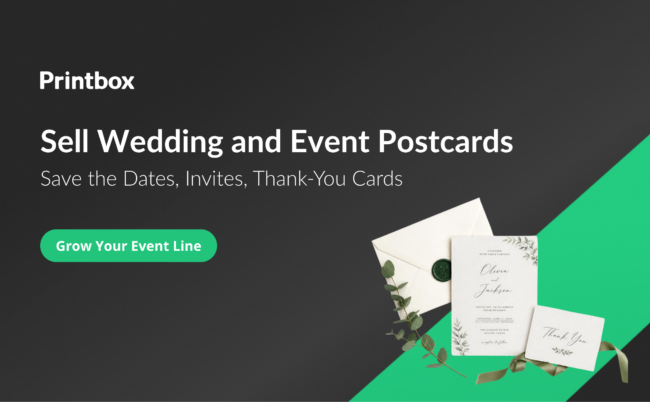 Wedding invitation, envelope with a wax seal and a thank-you card